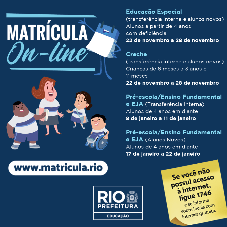 Matrícula Rio 2024 Online
